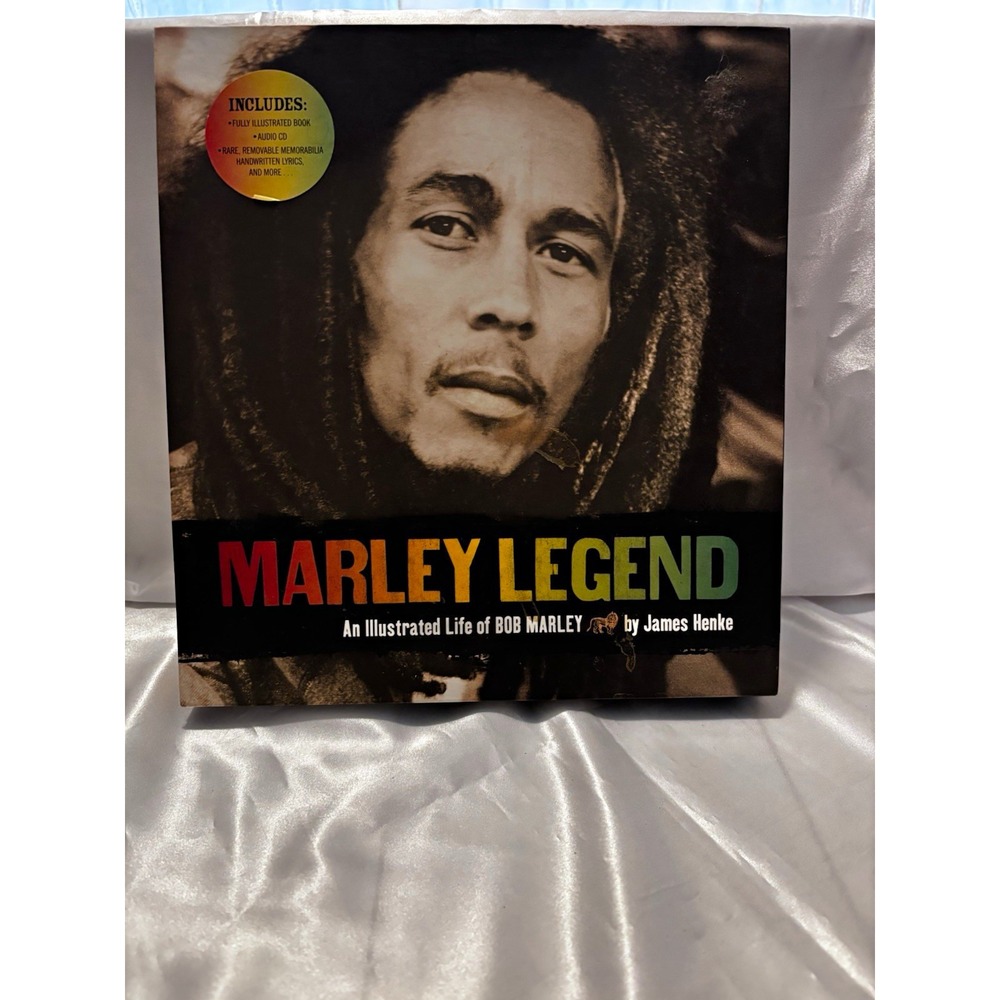 Marley Legend: Illustrated Life of Bob Marley w/ Audio CD, James Henke HC[A1]